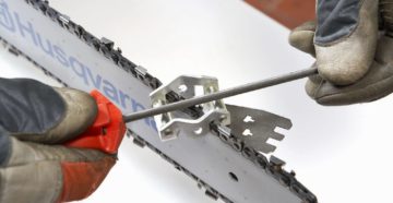Как точить цепь на бензопилу своими руками Как точить цепь на бензопилу своими руками