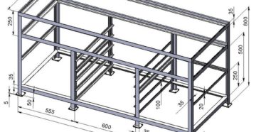 Верстак слесарный металлический размеры