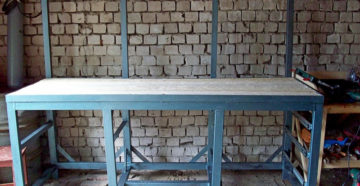 Как сварить верстак в гараж своими руками