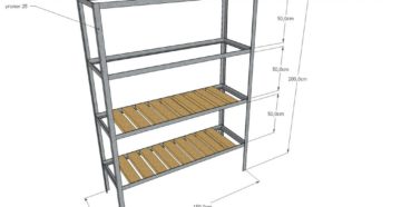 Как сделать металлический стеллаж своими руками