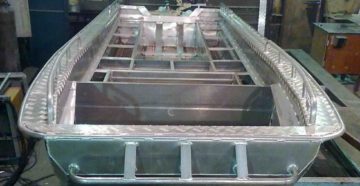 Самодельная лодка из алюминия своими руками