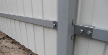 Сборный забор из профлиста без сварки Сборный забор из профлиста без сварки