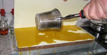 Изготовление вощины своими руками в домашних условиях