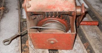 Лебедка из червячного редуктора своими руками