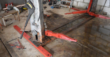 Как установить подъемник в гараже своими руками