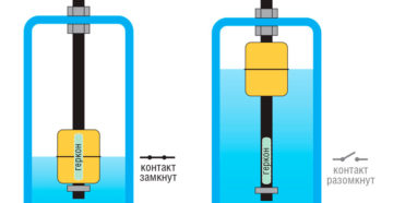Поплавковый датчик уровня воды своими руками