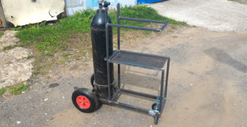 Тележка для полуавтомата с баллоном своими руками Тележка для полуавтомата с баллоном своими руками
