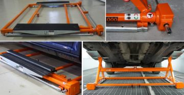 Мобильный автоподъемник своими руками