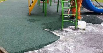 Резиновый асфальт своими руками