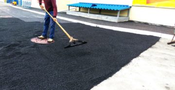 Асфальтовая крошка укладка своими руками