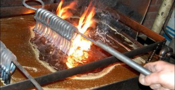 Отпуск металла в домашних условиях