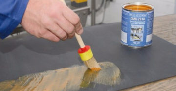 Как приклеить резину к металлу