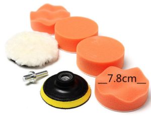 Насадка для полировки фар на дрель