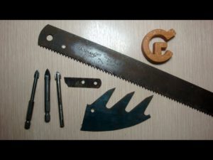 Как просверлить ножовочное полотно по металлу