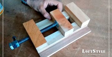 Как сделать тиски из дерева