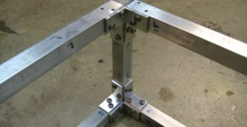 Как соединить профильную трубу без сварки