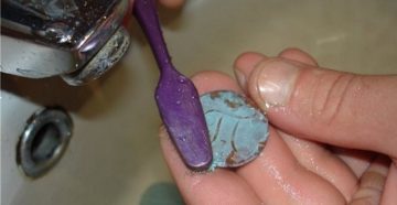 Как почистить медную монету в домашних условиях Как почистить медную монету в домашних условиях