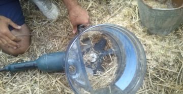 Измельчитель травы из болгарки своими руками