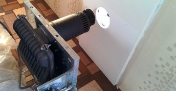 Как установить газовый конвектор своими руками