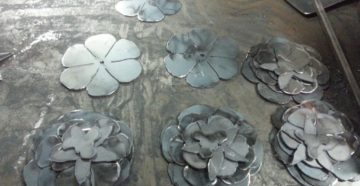 Железная роза своими руками