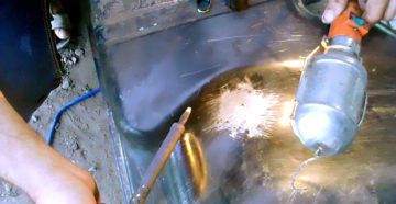 Как заделать дырку в бензобаке своими руками