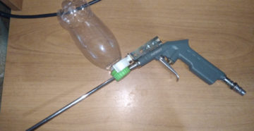 Пескоструй из краскопульта своими руками Пескоструй из краскопульта своими руками