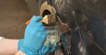 Удаление ржавчины с металла перед покраской