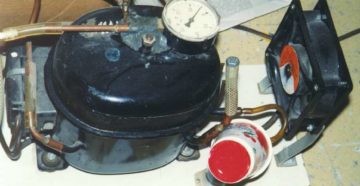 Вакуумный насос из компрессора холодильника своими руками