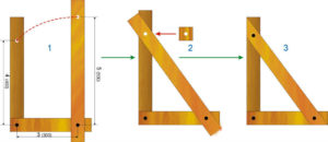 Как сделать угольник своими руками