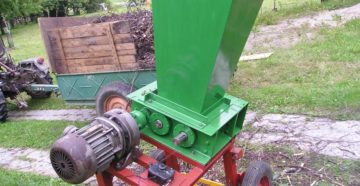 Измельчитель веток садовый электрический своими руками