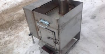 Как сварить банную печь своими руками