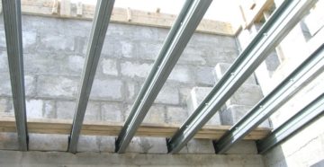 Междуэтажное перекрытие по металлическим балкам