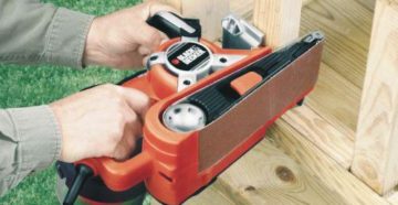 Как выбрать ленточную шлифовальную машинку по дереву