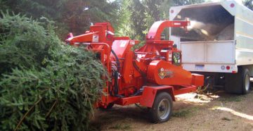 Измельчитель дерева в щепу