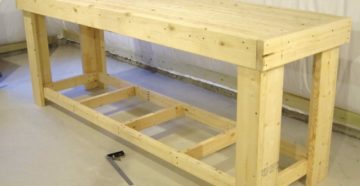 Как сделать деревянный верстак своими руками