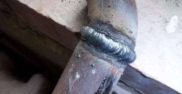 Сварка газовых труб электросваркой