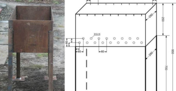 Как сварить мангал своими руками размеры Как сварить мангал своими руками размеры