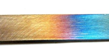 Следы побежалости на металле