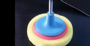 Насадка для полировки фар на дрель