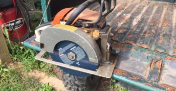 Циркулярка из бензопилы своими руками