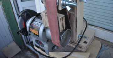 Ленточный наждак своими руками