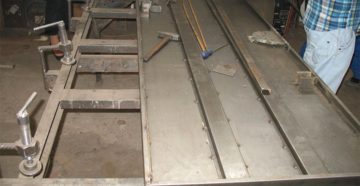 Изготовление металлических дверей своими руками Изготовление металлических дверей своими руками