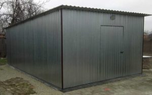 Сарай из металлопрофиля своими руками