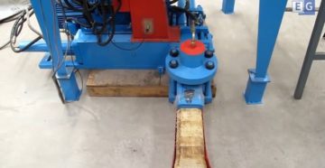 Гидравлический пресс для производства топливных брикетов