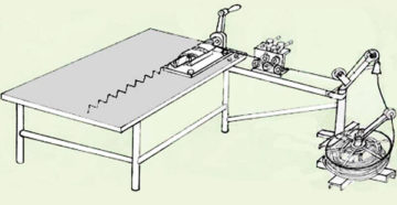 Производство сетки рабицы в домашних условиях