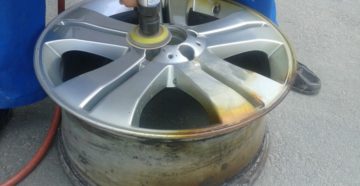 Восстановление алюминиевых дисков