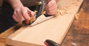 Как работать рубанком по дереву