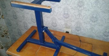 Подставка для кроссового мотоцикла своими руками