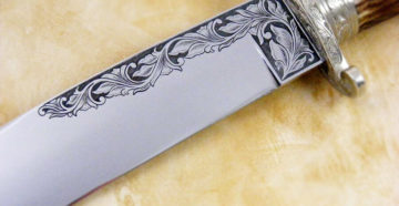 Гравировка на ноже своими руками