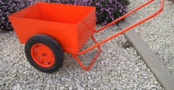 Как сделать тележку для дачи своими руками